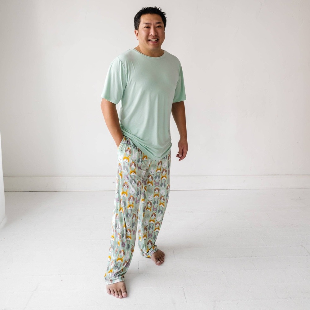 NWT Little Sleepies Men’s XS Rad Rabbit Pajama Pants